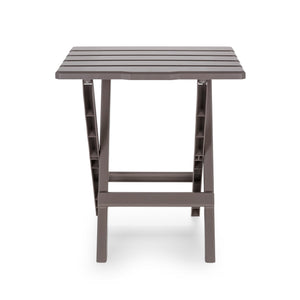 Camco Adirondack Style Folding Plastic Large Table for Indoor or Outdoor Use