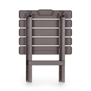 Camco Adirondack Style Folding Plastic Large Table for Indoor or Outdoor Use