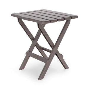 Camco Adirondack Style Folding Plastic Large Table for Indoor or Outdoor Use
