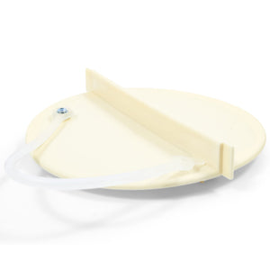 Camco Replacement Cap Kit Tank Cover with Caps and Lanyard for RV Propane, Beige