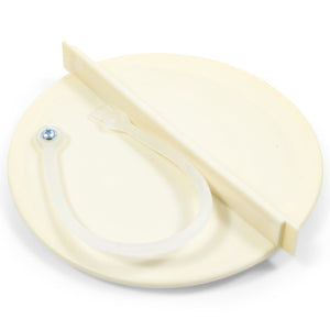 Camco Replacement Cap Kit Tank Cover with Caps and Lanyard for RV Propane, Beige