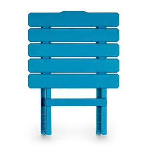 Camco Adirondack Style Folding Plastic Large Table, Indoor or Outdoor Use, Aqua