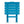 Camco Adirondack Style Folding Plastic Large Table, Indoor or Outdoor Use, Aqua