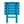 Camco Adirondack Style Folding Plastic Large Table, Indoor or Outdoor Use, Aqua