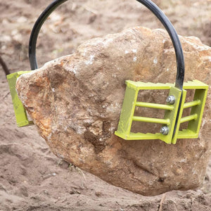 Boulder Tuff Powder Coated Metal 3,000 Pound High Capacity Rock Boulder Tongs