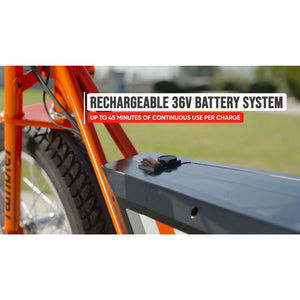Razor Rambler 16 Electric Retro Minibike with 350W Motor & 36V Battery, Red