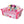 Marshmallow Furniture Kids 2 in 1 Foam Compress Sofa Bed, Minnie Mouse (2 Pack)