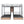 Triple Bunk Bed With Drawers, Multi-Functional Frame With Desks And Shelves In The Middle