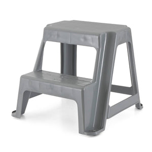 Gracious Living 16" Plastic 2 Step Portable Garage Home & Kitchen Stool (4 Pack) - TRAPSKI