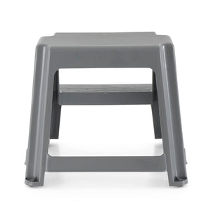 Gracious Living 16" Plastic 2 Step Portable Garage Home & Kitchen Stool (4 Pack) - TRAPSKI