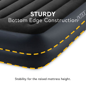 Intex Dura Beam Plus Pillow Raised Airbed Mattress w/Built in Pump, Twin(2 Pack)