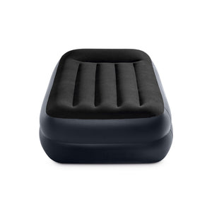 Intex Dura Beam Plus Pillow Raised Airbed Mattress w/Built in Pump, Twin(2 Pack)