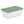 Sterilite Clear Stackable 6 Qt Storage Tote Box Container, Crisp Green (10 Pack)