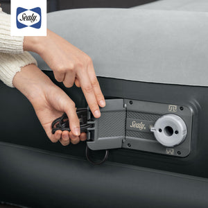 Sealy Tritech 16 Inch Air Mattress Bed 2 Person with Built-In AC Pump, 2 Pack