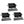 Pilot Rock Park Style Steel Outdoor BBQ Charcoal Grill and Post, Black (3 Pack)