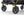 Gorilla Carts 7 Cu Ft Collapsible Utility Wagon,Oversize Bed, Black (4 Pack)