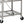 Origami RBT Fully Stainless Steel Foldable Kitchen Cart with Wheels, Silver - TRAPSKI