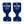 TRC Recreation Lazy Bunz Foam Saddle Swimming Pool Lounger, Navy Blue (2 Pack)