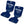 TRC Recreation Lazy Bunz Foam Saddle Swimming Pool Lounger, Navy Blue (2 Pack)