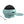 Novogratz Asher 27 Inch Wood Burning Fire Pit with Grilling Surface, Aqua Haze