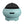 Novogratz Asher 27 Inch Wood Burning Fire Pit with Grilling Surface, Aqua Haze