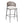 Outdoor Bar Height Metal Frame Counter Stools with Scallop-Shaped Backrest & Water-Resistant Cushions