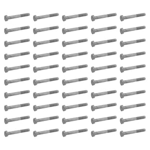 Hillman Galvanized 3/8 x 4 Inch Hex Bolts, Wood-Wood/Metal-Metal, (50 Pack)