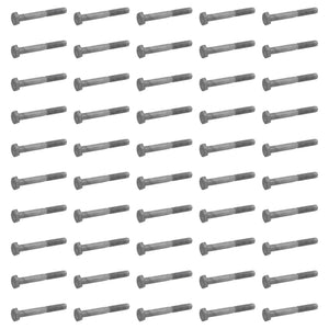 Hillman Galvanized 3/8 x 6 Inch Hex Bolts, Wood to Wood/Metal to Metal (50 Pack)