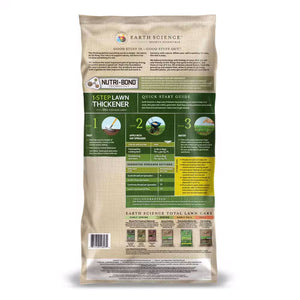 Earth Science 1 Step Sun & Shade Lawn Thickener Seed for Thin Lawns, 12 Pounds - TRAPSKI