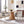 Modern Glam Upholstered Dining Chairs (Set of 2)