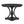 5 Piece Dining Set Extendable Round Table And 4 Chairs - Black / Oak
