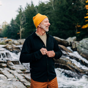 Men's 100% Merino Wool Button Down Shirt - Midweight