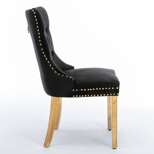 Nikki Collection Modern Velvet Upholstered Dining Chair