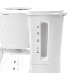 Haden Starbeck Coffee Machine, 10 Cup Automatic Coffee Maker, White & Chrome