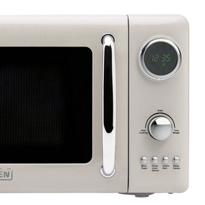 Haden 700 Watt 0.7 Cubic Foot Microwave Oven with Digital Controls, Putty/Chrome - TRAPSKI