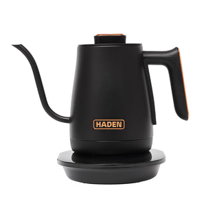 Haden Electric Tea Kettle, Gooseneck Hot Water Boiler, 0.6L Teapot, Black/Copper - TRAPSKI