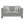 Loveseat Sofa With Upholstery - Gray