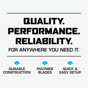 Hurricane 20" Classic Series Floor Box Fan with 3 Speed Settings, 10 Pack, White