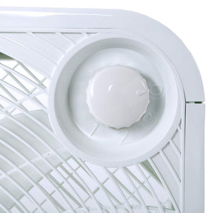 Hurricane 20" Classic Series Floor Box Fan with 3 Speed Settings, 10 Pack, White