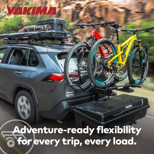 Yakima EXO SwingBase Hitch Base Rack & EXO GearLocker Vehicle Rooftop Cargo Box