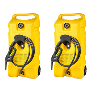 Scepter Flo N Go Duramax 14 Gal Diesel Fuel Tank Container Pump, 2 Pack, Yellow - TRAPSKI