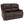 RecPro Charles 58 Inch Recliner Sofa RV Faux Leather Lounge Furniture, Mahogany - TRAPSKI
