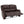RecPro Charles 58 Inch Recliner Sofa RV Faux Leather Lounge Furniture, Mahogany - TRAPSKI