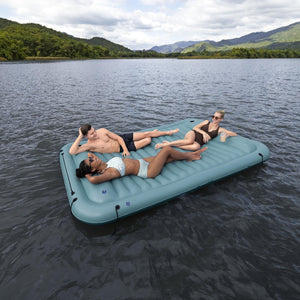 Bestway Hydro-Force Sun Soaker Inflatable 4 Person Water Float Platform Lounger