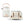 Haden Heritage 4 Slice Wide Slot Toaster & Electric Water Kettle, Ivory & Copper