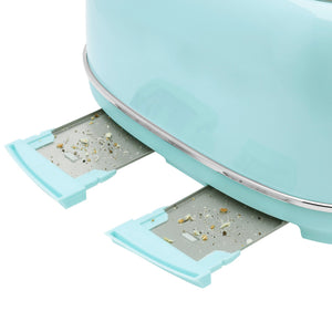 Haden Coffee Maker & Heritage 4 Slice Wide Slot Toaster, Turquoise & Chrome - TRAPSKI