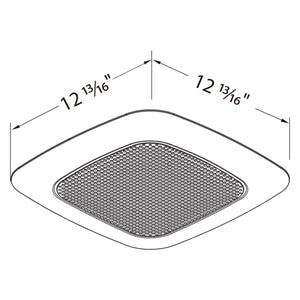Delta Breez Signature 110 CFM Ceiling Exhaust Fan with Bluetooth Stereo Speaker