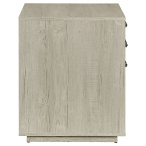 Loomis - 3 Drawer Home Office File Cabinet - White / Gray