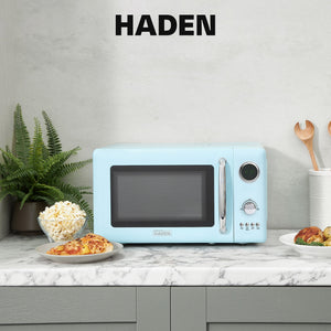 Haden 700 Watt 0.7 Cubic Foot Microwave Oven with Digital Controls, Turquoise