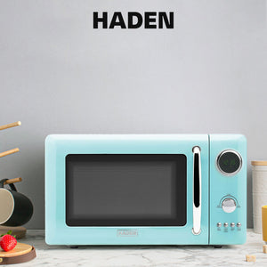 Haden 700 Watt 0.7 Cubic Foot Microwave Oven with Digital Controls, Turquoise
